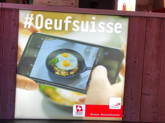 L’œuf suisse «aux Automnales»